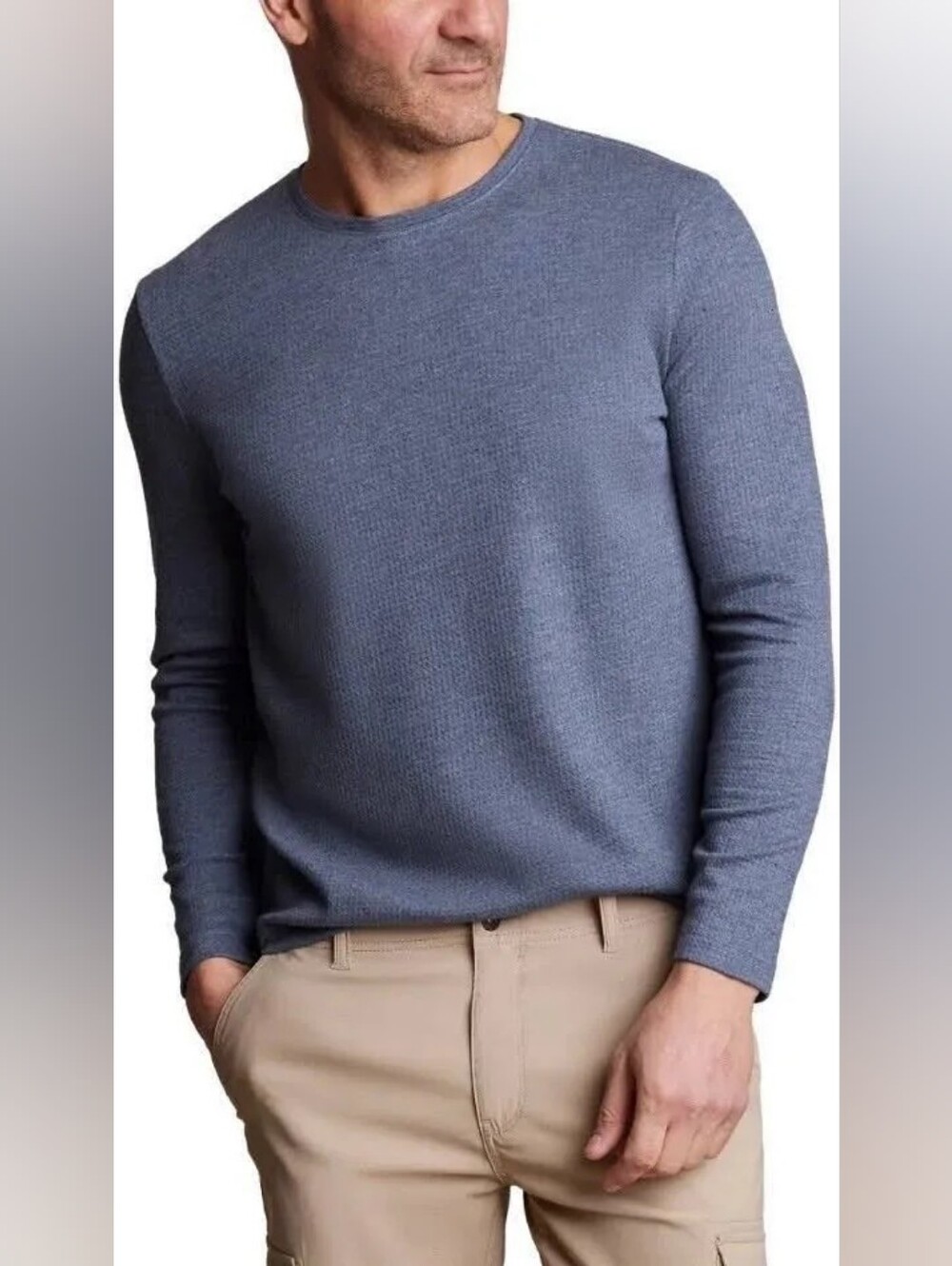 English Laundry Men's Crewneck Sweater - Blue